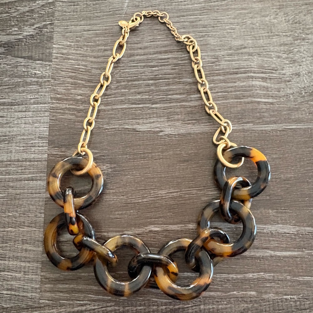 J. Crew Tortoise Shell Necklace